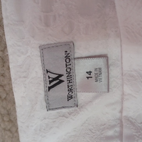 Worthington Textured White Skirt - Picture 2 of 10